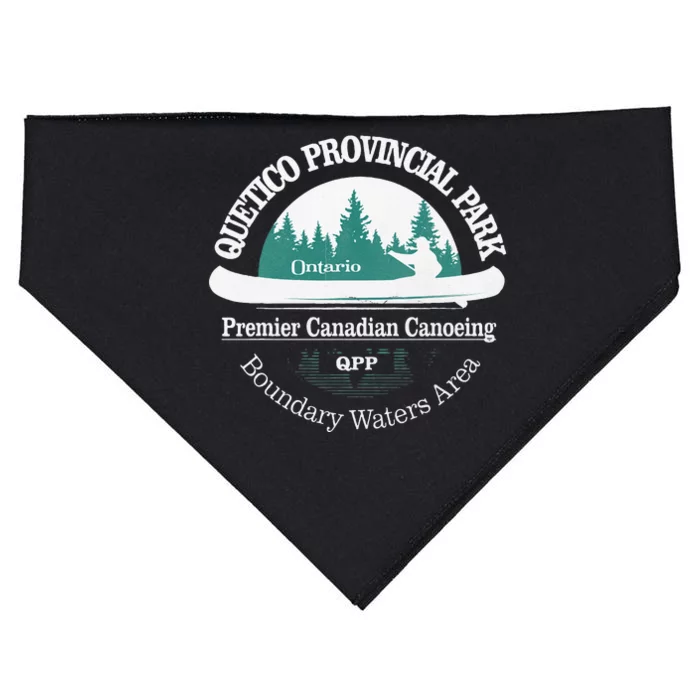 Quetico Provincial Park Ontario Canoe Camping USA-Made Doggie Bandana