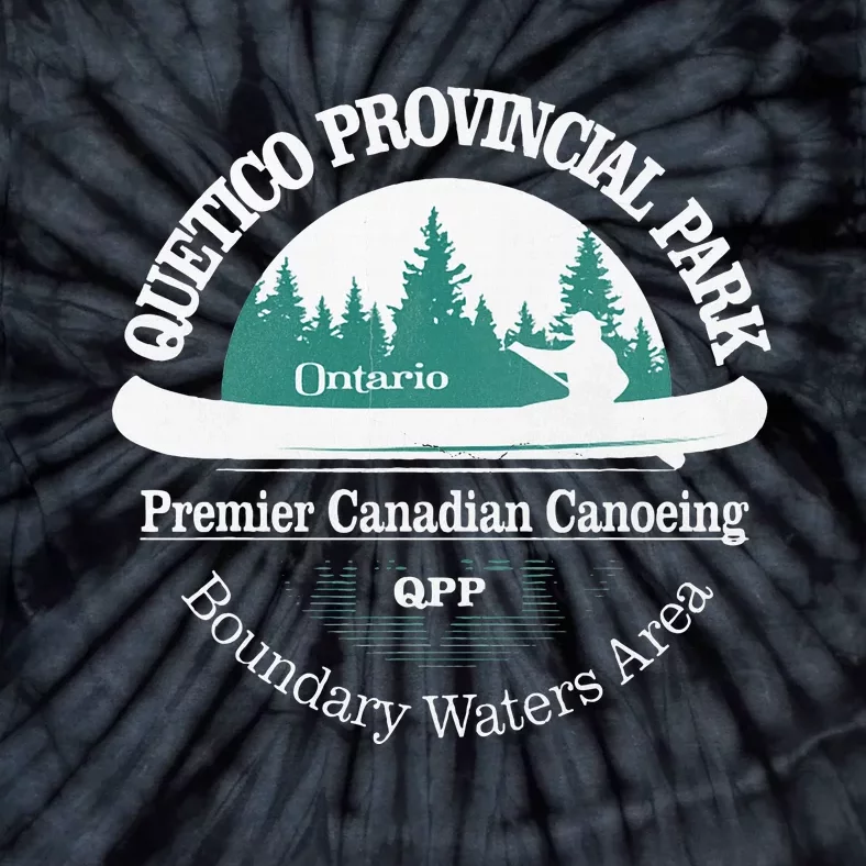 Quetico Provincial Park Ontario Canoe Camping Tie-Dye T-Shirt