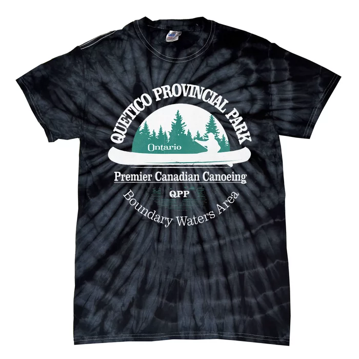 Quetico Provincial Park Ontario Canoe Camping Tie-Dye T-Shirt