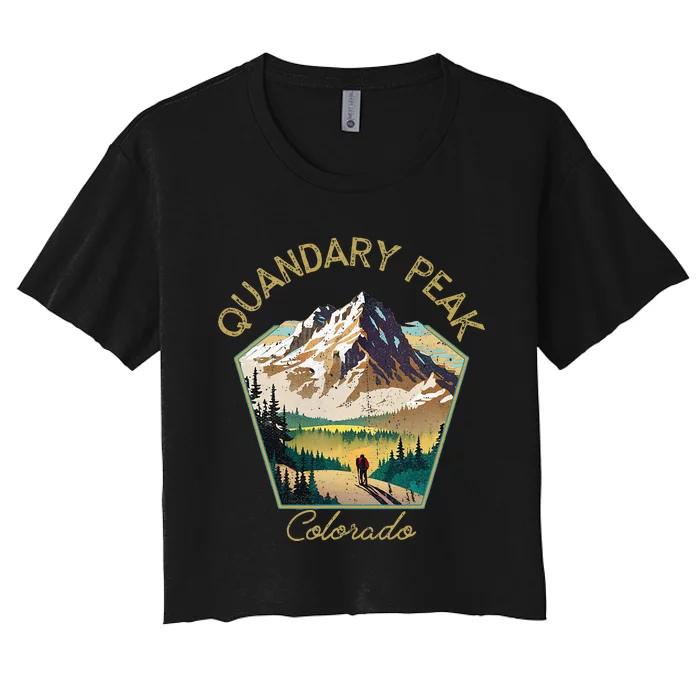 Quandary Peak Retro Clothing Quandary Peak Souvenir Women's Crop Top Tee