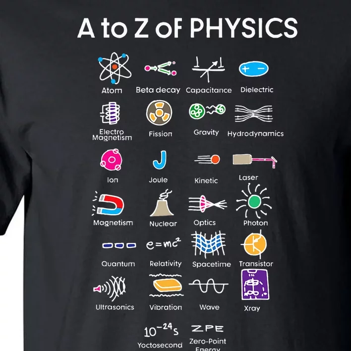 Quantum Physics String Theory Physics Student Science Tall T-Shirt