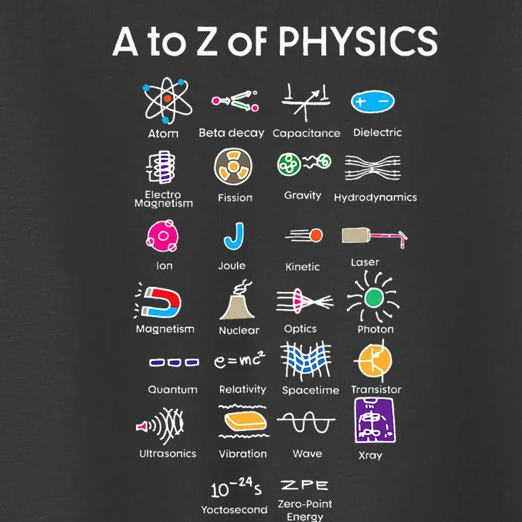 Quantum Physics String Theory Physics Student Science Toddler T-Shirt