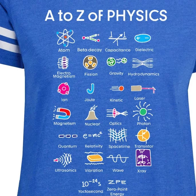 Quantum Physics String Theory Physics Student Science Enza Ladies Jersey Football T-Shirt