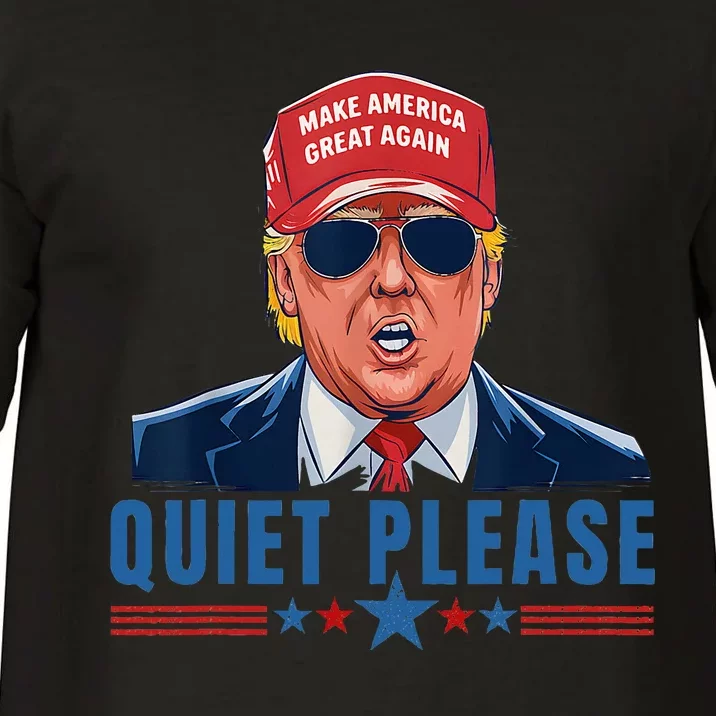 Quiet Please Trump Presidential Debate Quote Comfort Colors T-Shirt