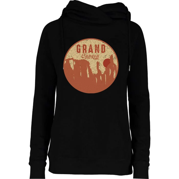 Grand Canyon National Park Womens Funnel Neck Pullover Hood