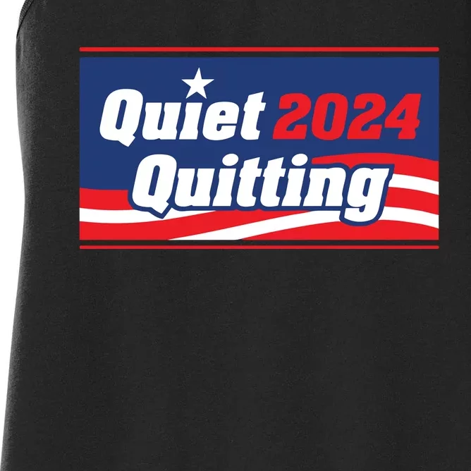 Quiet Quitting 24 Women's Racerback Tank