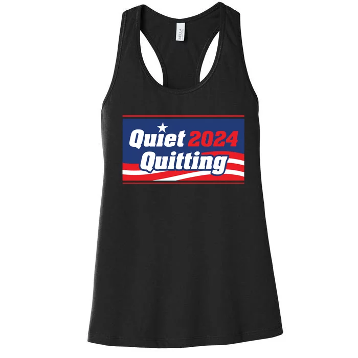 Quiet Quitting 24 Women's Racerback Tank