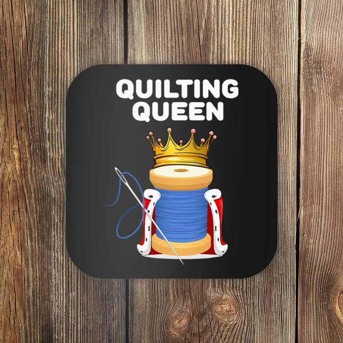 Quilting Queen Girl Coaster