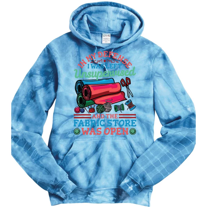 Quilting Quilter Sewer Sewing Funny Tie Dye Hoodie