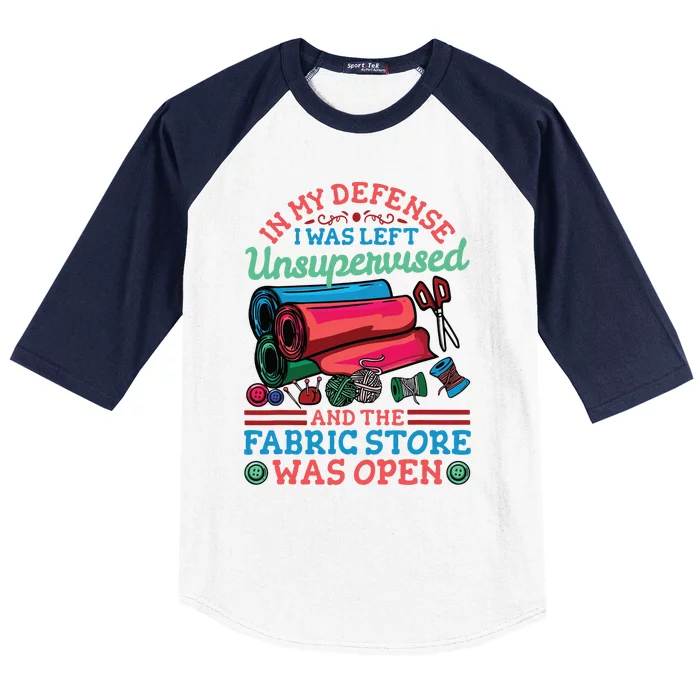 Quilting Quilter Sewer Sewing Funny Baseball Sleeve Shirt