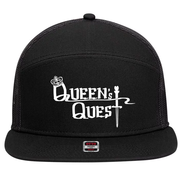 QueenS Quest Unit 7 Panel Mesh Trucker Snapback Hat