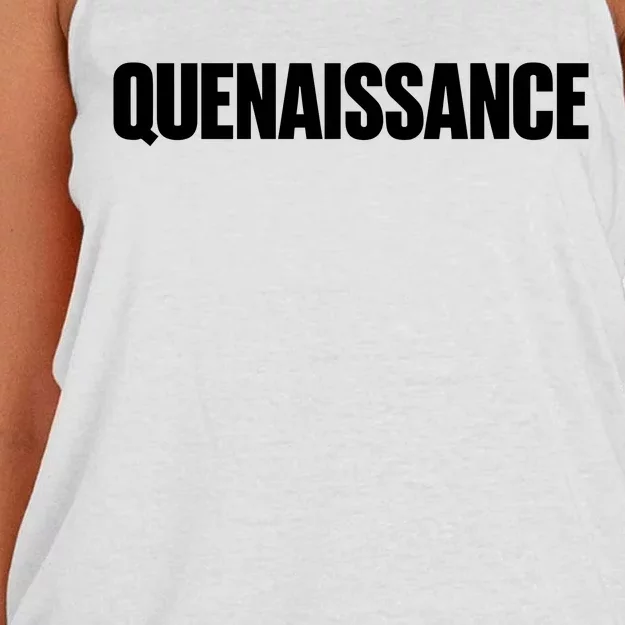 Quenaissance Women's Knotted Racerback Tank