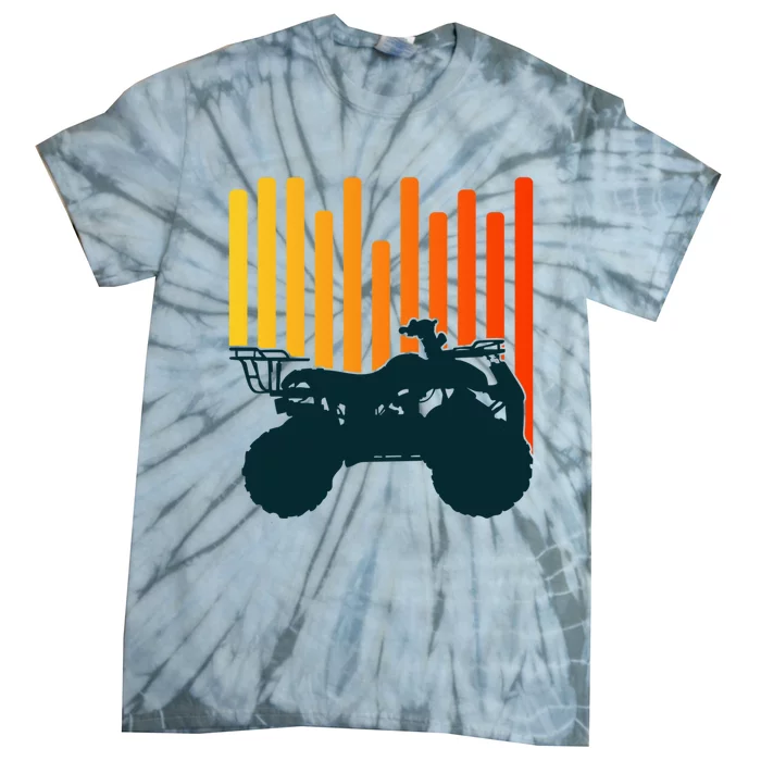 Quad Racing Vintage Retro Gift Tie-Dye T-Shirt