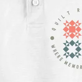 Quilt Retreat Where Memories Are Made Dry Zone Grid Performance Polo