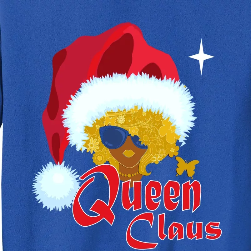 Queen Santa African American Christmas Melanin Funny Gift Sweatshirt