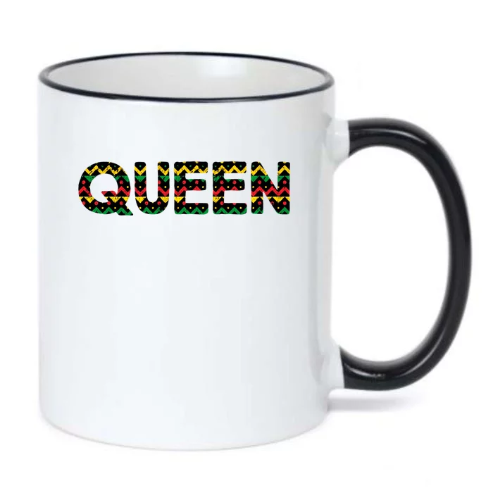 Queen 'S Black History Month Mom Grandma Fun Gift Black Color Changing Mug