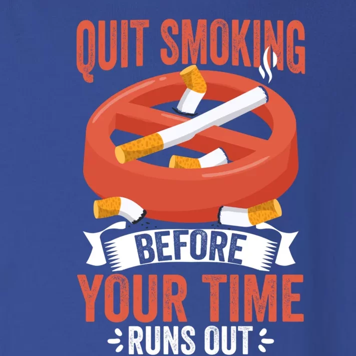 Quit Smoking Cute Gift No Tobacco Day Anti Cigarettes Anti Smoking Gift Toddler Long Sleeve Shirt