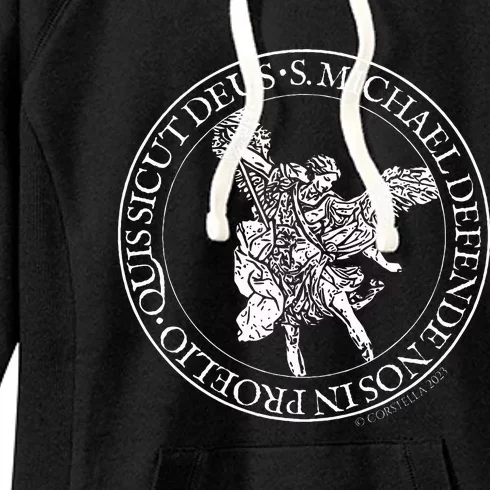 Quis Sicut Deus Women's Fleece Hoodie