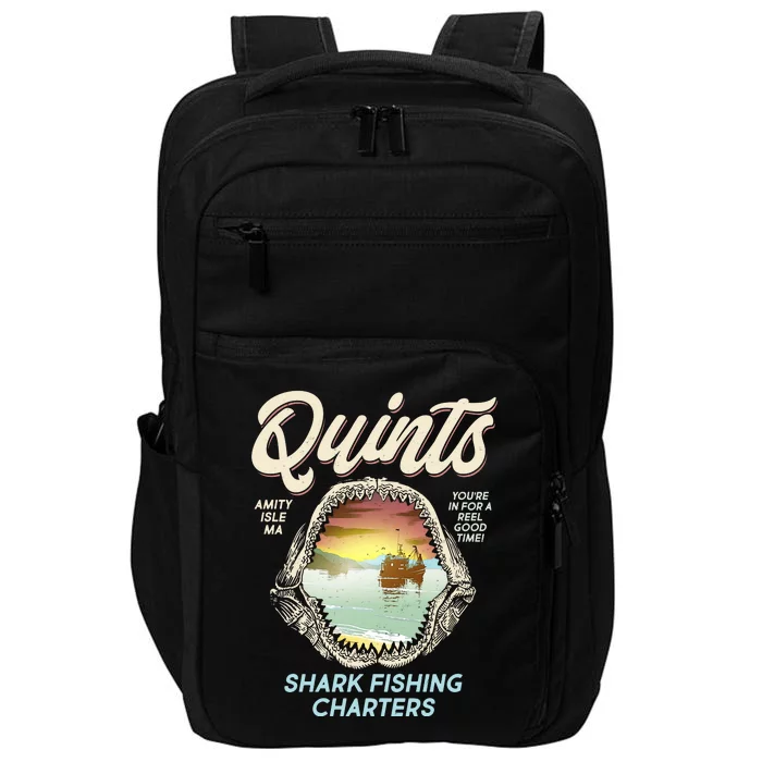 Quints Shark Fishing Charters Impact Tech Backpack