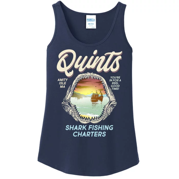 Quints Shark Fishing Charters Ladies Essential Tank