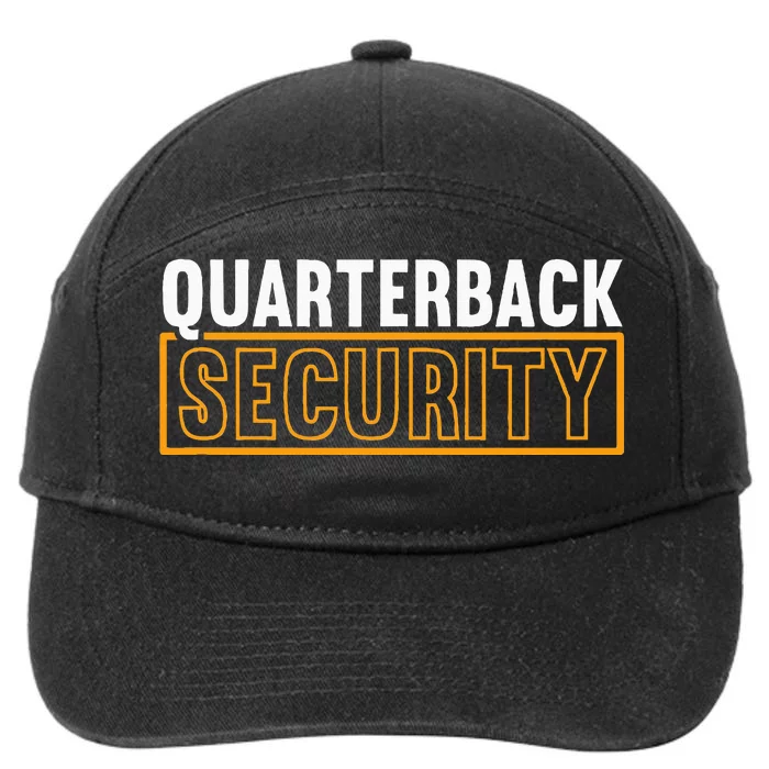 Quarterback Security Football Lineman Line Players 7-Panel Snapback Hat