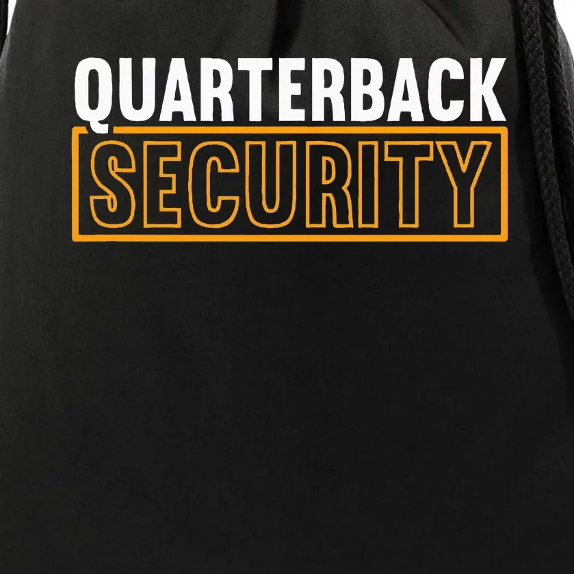 Quarterback Security Football Lineman Line Players Drawstring Bag