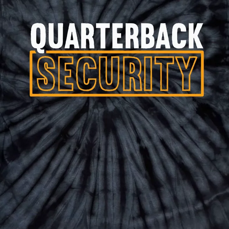 Quarterback Security Football Lineman Line Players Tie-Dye T-Shirt