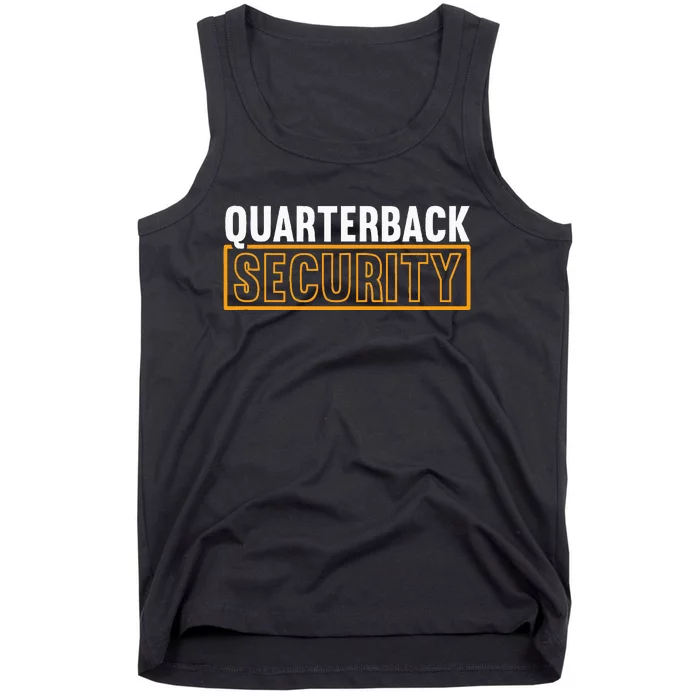 Quarterback Security Football Lineman Line Players Tank Top