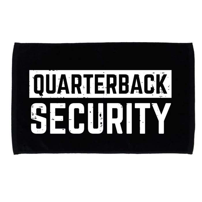 Quarterback Security Funny American Football Offense Line Gift Microfiber Hand Towel