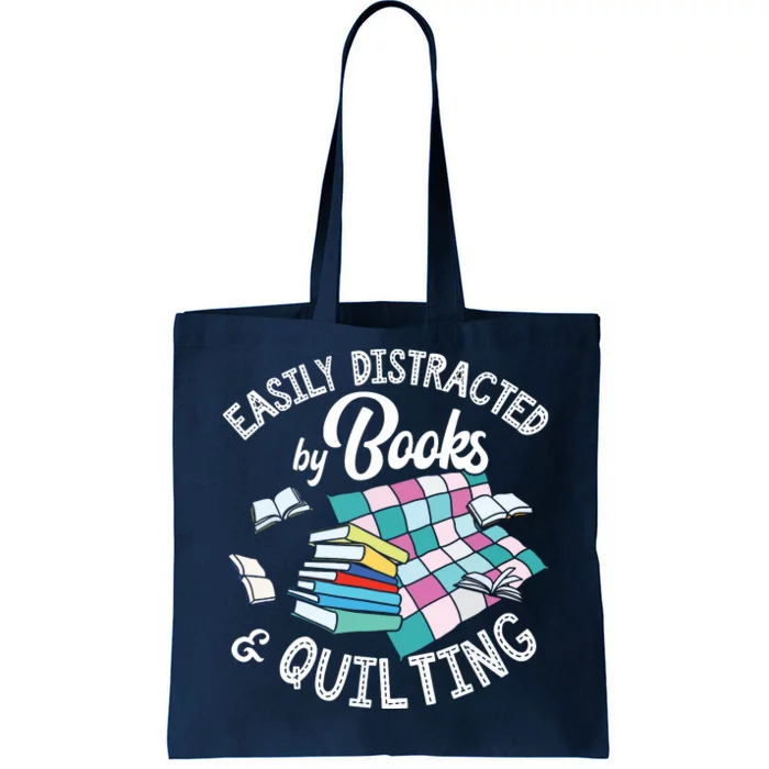 Quilting Shirts Knitting Lover Gift Sewing Tee Book Lover Tote Bag