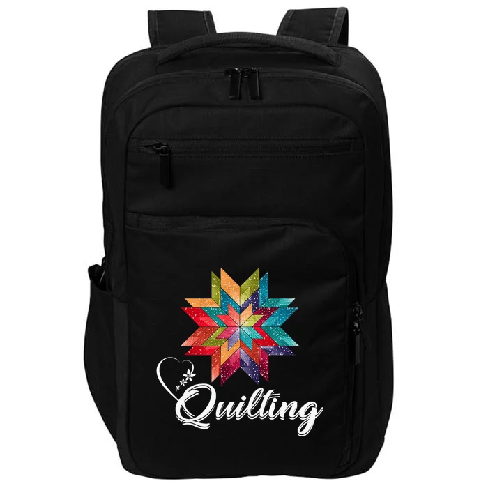 Quiltiing Sewing Love Quilting Quilter Sewer Sewing Impact Tech Backpack