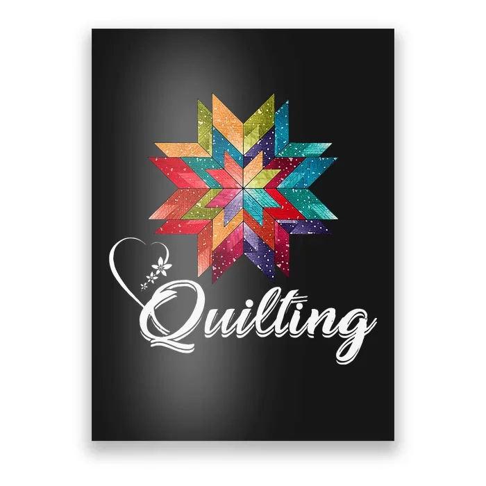 Quiltiing Sewing Love Quilting Quilter Sewer Sewing Poster