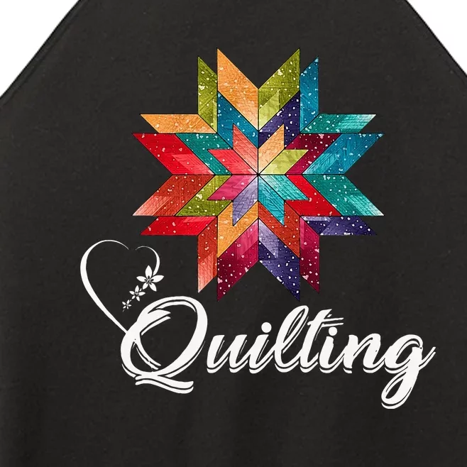 Quiltiing Sewing Love Quilting Quilter Sewer Sewing Women’s Perfect Tri Rocker Tank