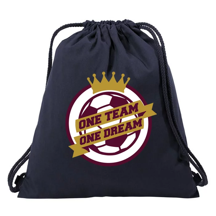 Qatar Soccer One Team One Dream Drawstring Bag