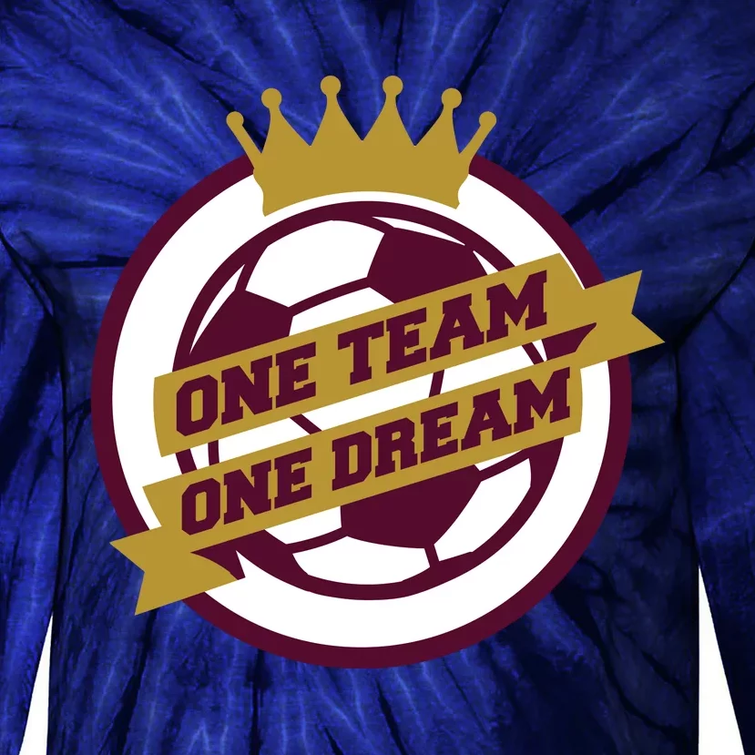 Qatar Soccer One Team One Dream Tie-Dye Long Sleeve Shirt