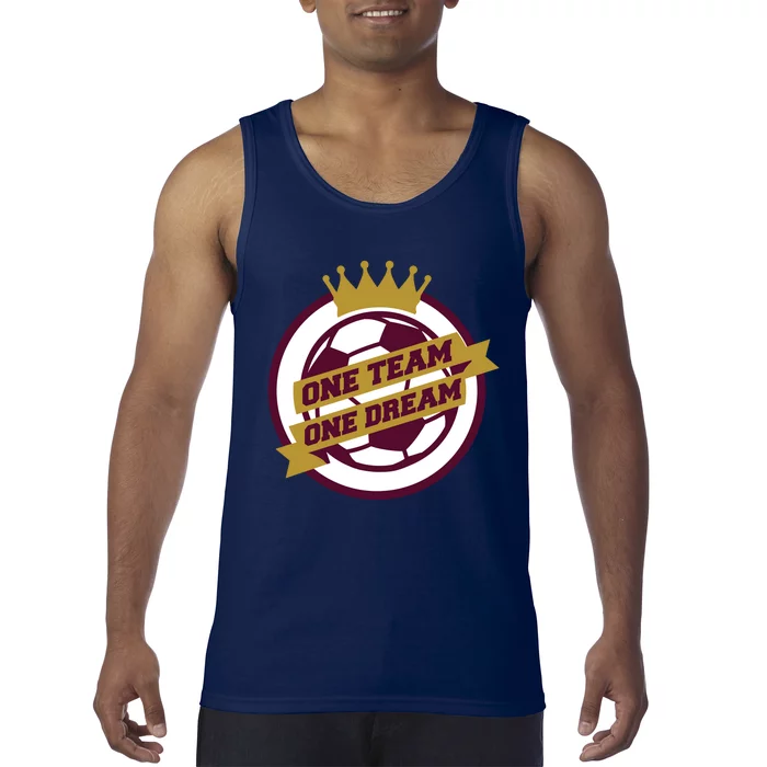 Qatar Soccer One Team One Dream Tank Top