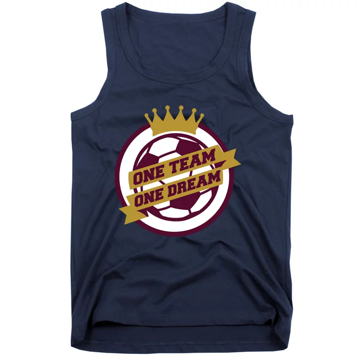 Qatar Soccer One Team One Dream Tank Top