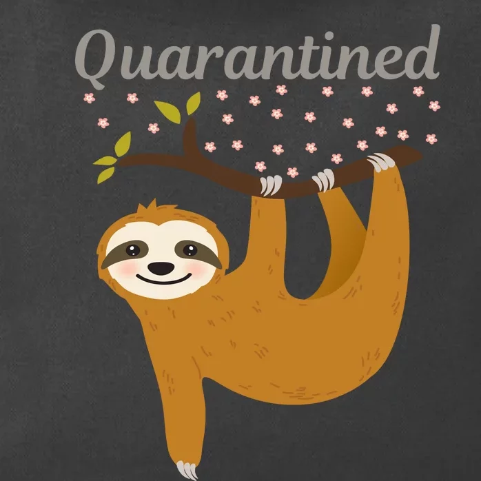 Quarantined Sloth Zip Tote Bag