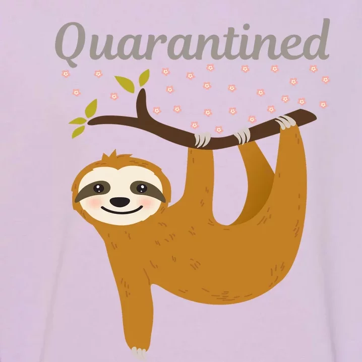 Quarantined Sloth Garment-Dyed Sweatshirt