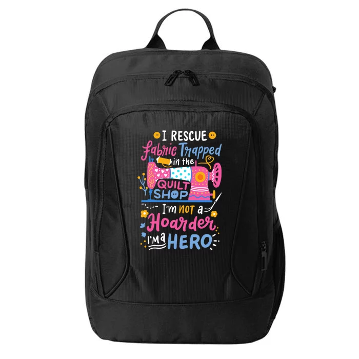 Quilting Sewing Quilt Shop Gift City Backpack