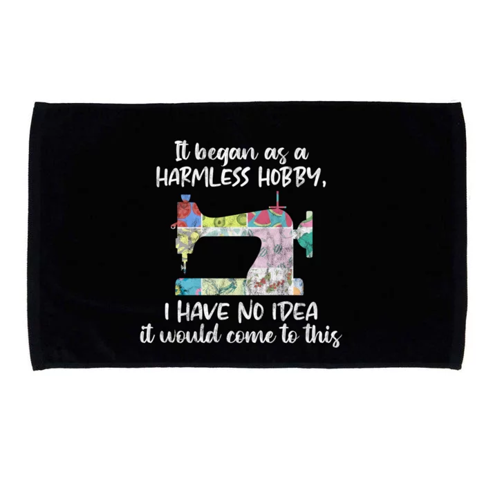 Quilting Saying Sewing Quote Quilt Hobby Graphic Themed Gift Microfiber Hand Towel