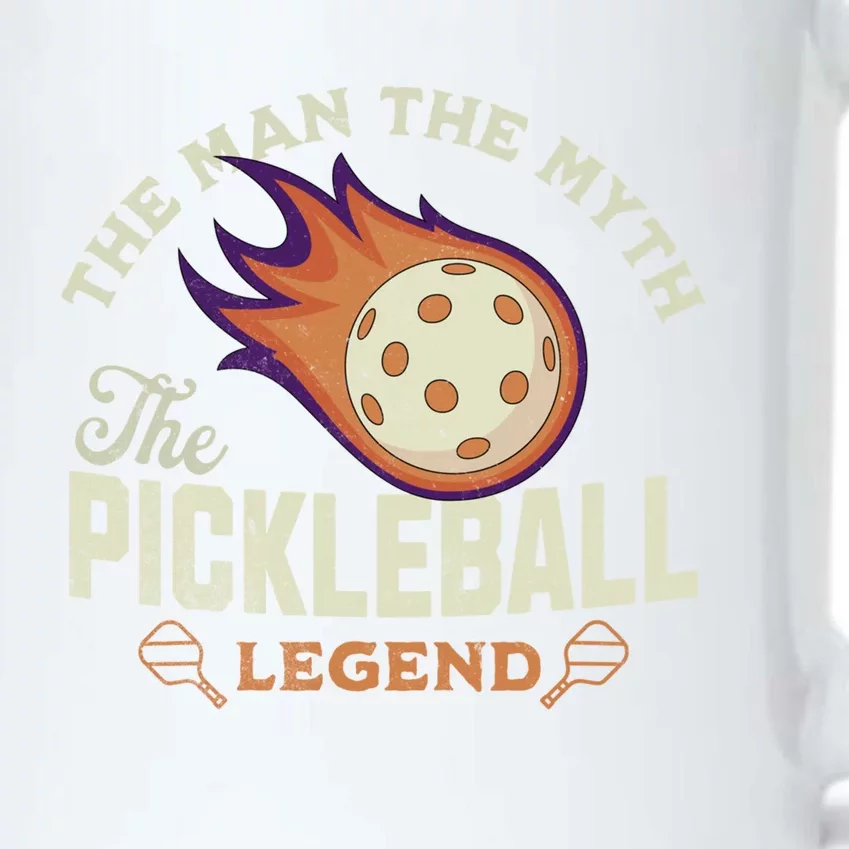 Quote Saying The The Myth The Pickleball Legend Cool Gift Black Color Changing Mug