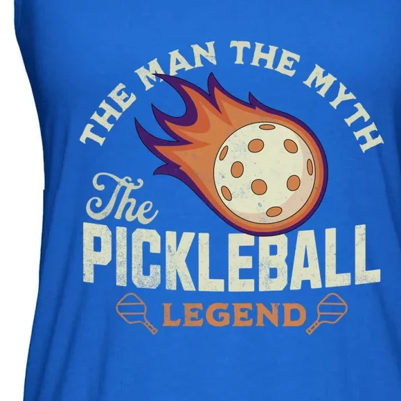 Quote Saying The The Myth The Pickleball Legend Cool Gift Ladies Essential Flowy Tank