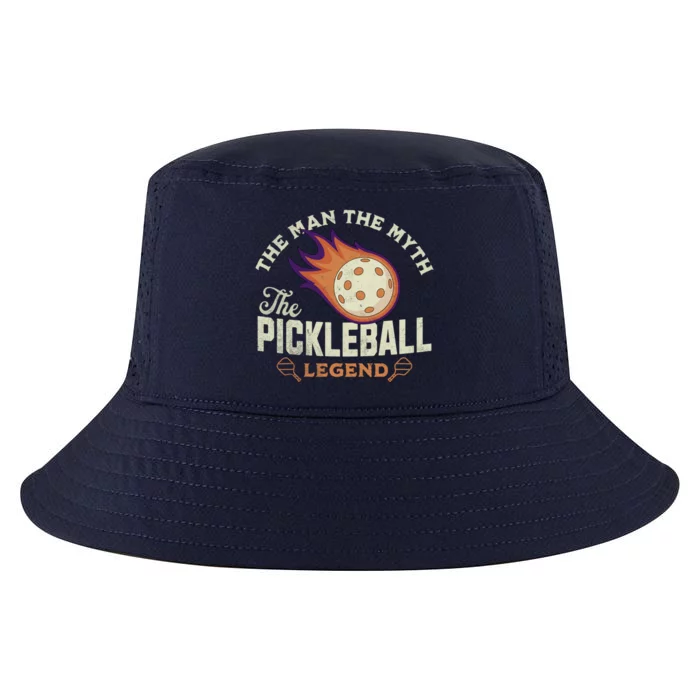 Quote Saying The The Myth The Pickleball Legend Cool Gift Cool Comfort Performance Bucket Hat