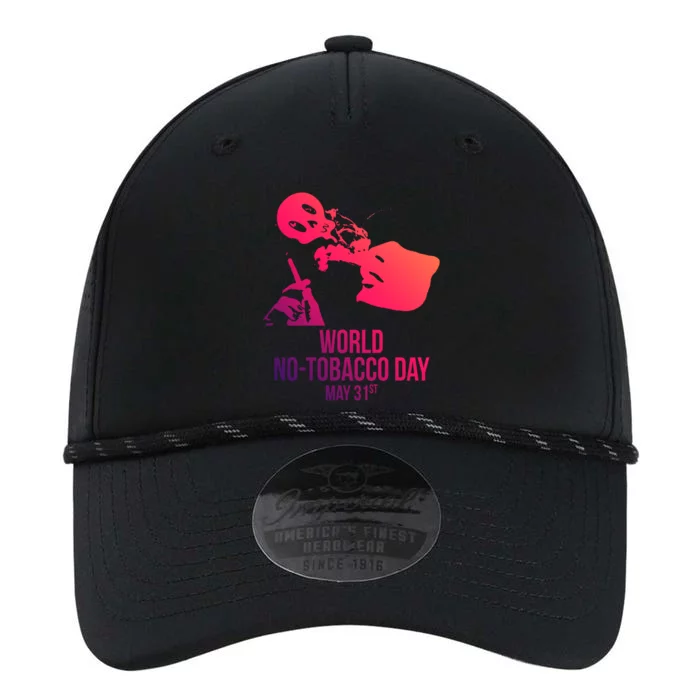 Quit Smoking World Nogifttobacco Day May 3 Skull Smoking Funny Gift Performance The Dyno Cap