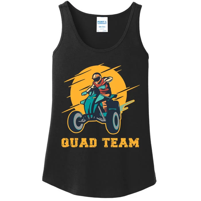 Quad Team All Terrain Vehicle ATV Premium Ladies Essential Tank