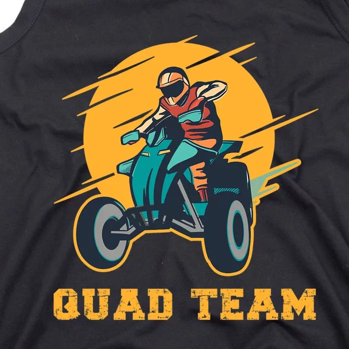 Quad Team All Terrain Vehicle ATV Premium Tank Top