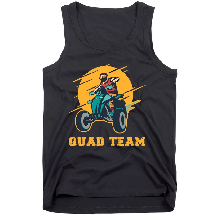 Quad Team All Terrain Vehicle ATV Premium Tank Top