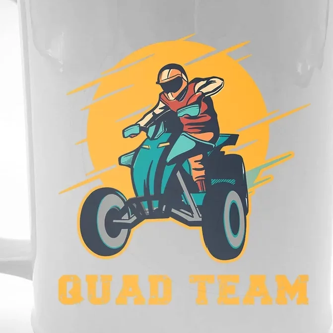 Quad Team All Terrain Vehicle ATV Premium Front & Back Beer Stein