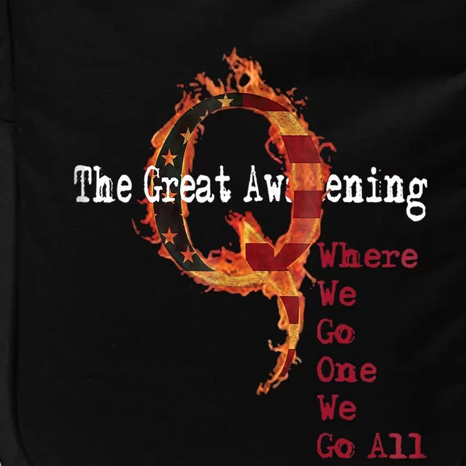 QAnon The Great Awakening American Flag Rabbit Gift Impact Tech Backpack